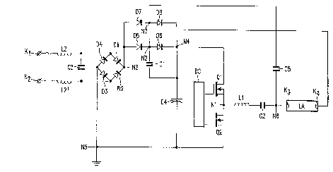 A single figure which represents the drawing illustrating the invention.